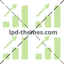 A set of graphs with arrows pointing up and down.