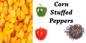 Peppers stuffed with corn, available at a SoCal garden center.