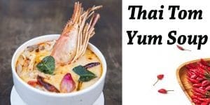 Thai tom yum soup from a Southern California plant nursery.