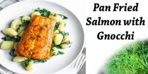 Southern California garden center featuring plant nursery near me with pan fried salmon and gnocchi.