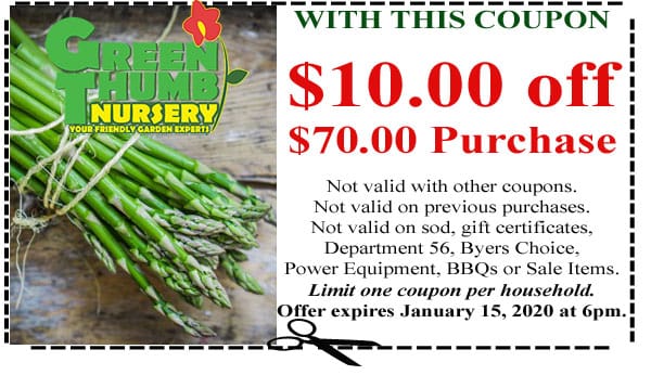 Green Thumb Coupon 1 09 20 Nursery Green Thumb Coupon 1 09 20