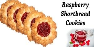 Raspberry shortbread cookies from the best garden center near me.