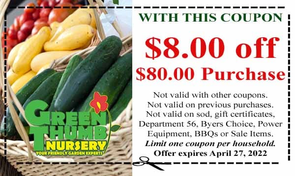 Green Thumb Coupon 4-21-2022 - Green Thumb Nursery