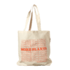 Plant-themed tote bag.