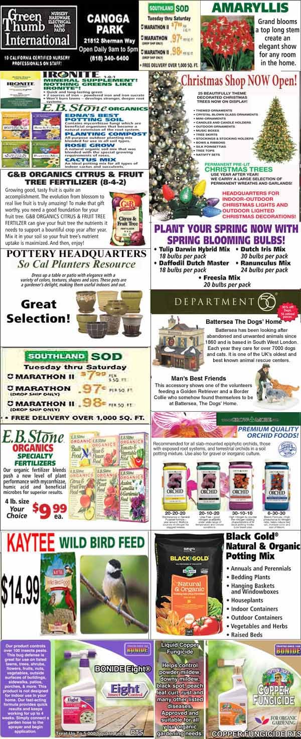 11032022 Ad for Canoga Park Green Thumb Nursery