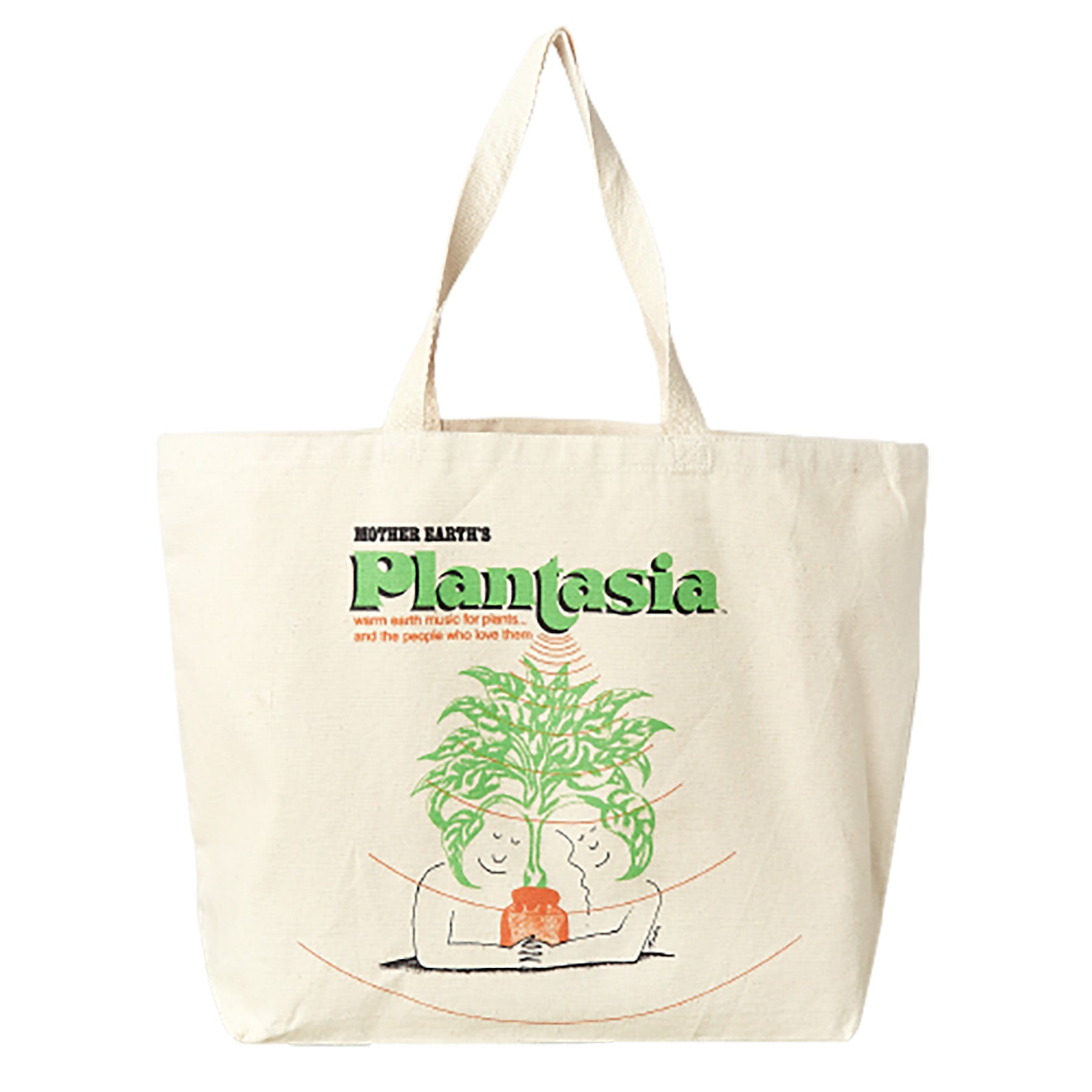 A tote bag with the words plantasa on it, perfect for carrying your gardening tools from the best garden nursery near me.